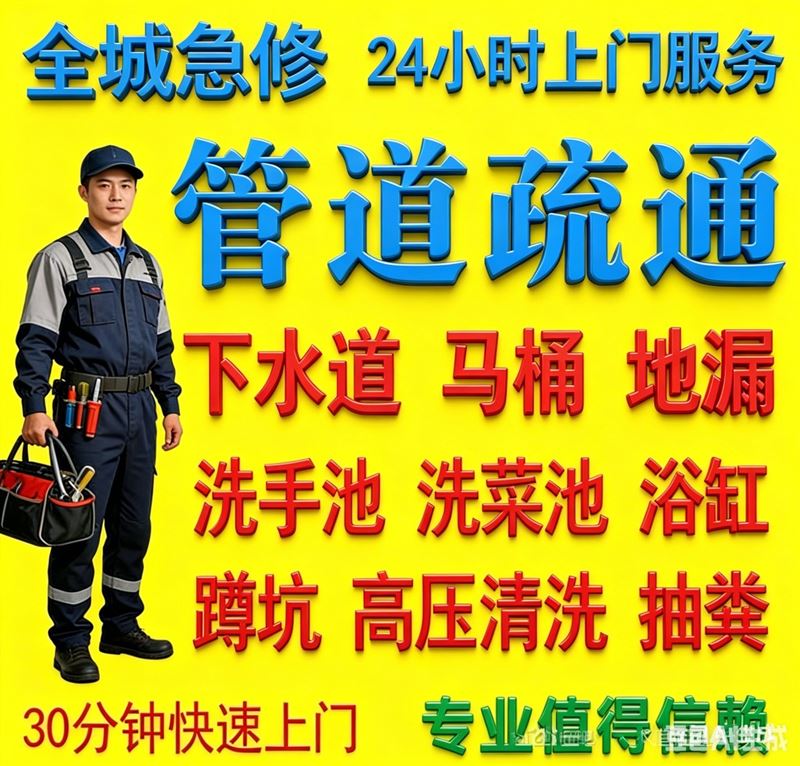 淄博市专业疏通下水道、马桶、地漏、蹲便、洗菜池、除异味