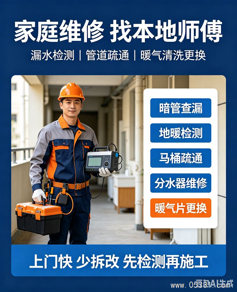 淄博市漏水检测维修
